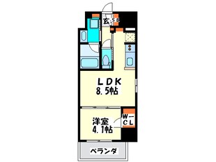 アーバネックス四ツ橋の物件間取画像